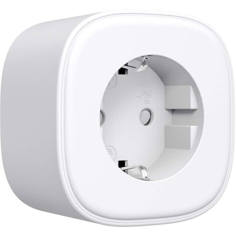 ZOLGINAH Prise Connectée (Type F), Refoss Prise Intelligente Compatible avec Alexa et Google Home, 16A Prise Électrique avec Commande Vocale, Contrôle à Distance et Fonction de Temps via APP eHomelife (1/5)