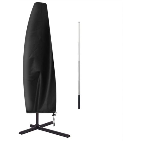 ZOLGINAH Housse de Protection pour Parasol déporté - Étanche et Coupe-Vent - Résistante - avec Fermeture éclair - 280 x 30 x 80/46 cm… (1/5)