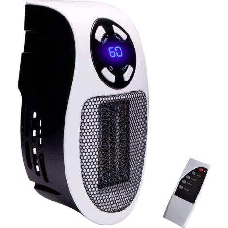 ZOLGINAH Radiateur Chauffage Électrique,Mini Chauffage Portable, Portable et Compact avec Thermostat Réglable et Télécommande(1 pièce) (1/5)