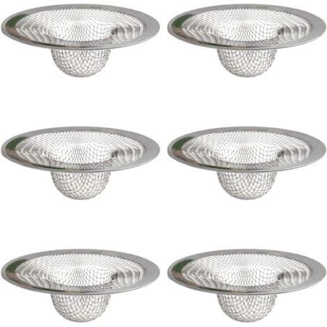 ZOLGINAH 6 Pièces Filtre À Évier,Filtre Pour Évier De Douche Filtre De Vidange En Acier Inoxydable 316,Crépine D'Évier De Cheveux Empêcher Des Débris Obstrués Pour Évier De Cuisine,Bain Lavabo,Baignoi (1/5)