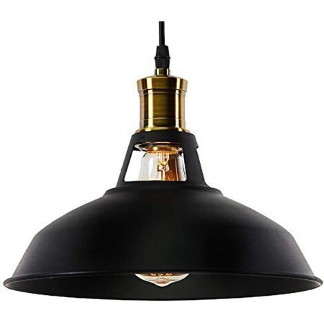 ZOLGINAH Suspension Luminaire Industrielle Vintage E27 Rétro en Métal Lampe Pendante Plafonnier Réglable pour Eclairage Cuisine Salle à manger Salon Corridor Couloir Restaurant (1/5)