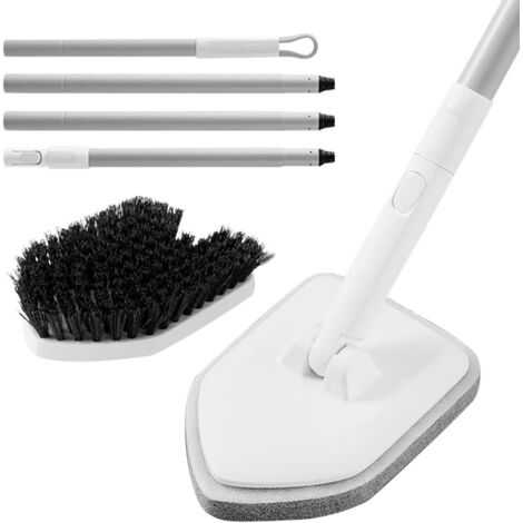 ZOLGINAH 2 in 1 Brosse Baignoire Éponge Emsemble avec 119cm Manche Brosse de Nettoyage Brosse à Récurer pour Baignoire Carrelage Salle de Bain Cuisine Balcon (1/5)
