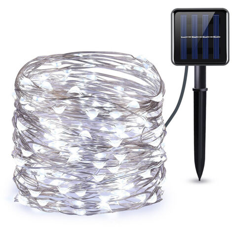 ZOLGINAH 22m Guirlande LED Lumineuse à Pile 200 LEDs Fonction Minuterie avec Télécommande IP65 Etanche Décoration intérieur et extérieur pour Noël Mariage Soirée Maison Jardin (Blanc) (1/5)