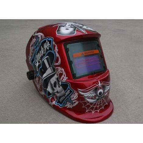 ZOLGINAH Casque de Soudure Automatique - Masque de Soudure avec 2 Lentilles et 2 Capteurs de filtre à ombre réglables DIN9-13 pour le soudage à l'arc de MIG TIG MAG [Classe énergétique A+++] (1/5)
