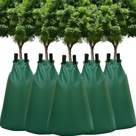 5pcs Sac d’Irrigation pour Arbres – 20 Gal (75 L), PVC Résistant UV, Fermeture à Glissière – Robuste et Durable pour Arrosage (1/4)