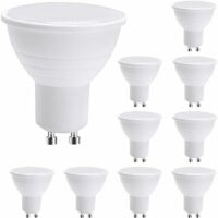 LED GU10 Spotlight Bulbs,GU10 LED Light Bulbs, 7W Warm White (50W Halogen Equivalent) Energy Saving Light Bulb, 600LM 120° Beam Non-dimmable, Pack of 5