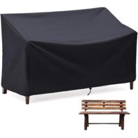 Housse Canapé Extérieur 4 Places – pour Salon Jardin, Balcon, Terrasse – 190x66x89 cm
