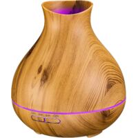 ZOLGINAH Diffuseur d'huile Essentielle de 550 ML,Diffuseurs de Grain de Bois d'aromathérapie avec minuterie Humidificateur de Brume Cool pour Maison, arrêt Automatique de l'eau, 7 Couleurs changeant l