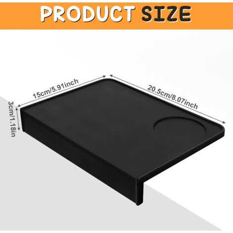 Applicable Tapis de Tassage Espresso, 1 Pièces Tapis de Tamper à Café