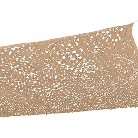 - Voile d'ombrage rectangulaire Design ombrière Camouflage 3x4 M Sable
