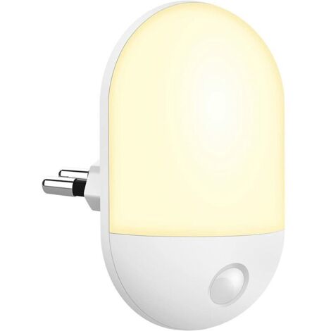 Veilleuse Bébé, Veilleuse LED ON/Off Automatique Plug-and-Play avec Capteur Crépusculaire, Veilleuse Enfant Blanc Chaud pour Chambres d'enfants, Salons, Salles de bains, Couloirs, Escaliers, Chambres (1/5)