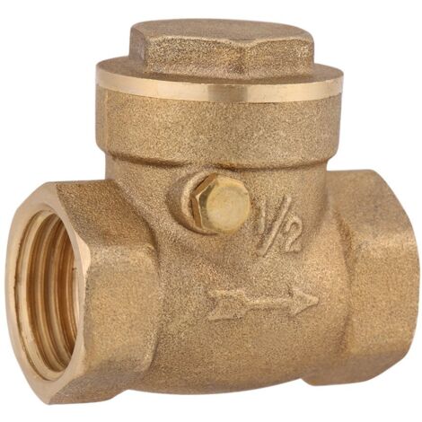 filetage femelle en laiton anti-retour battant clapet anti-retour compresseur connecteur outil de pompe empêcher l'eau de refluer (1/5)