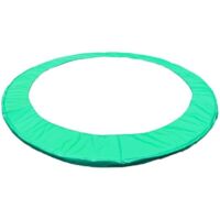 Housse De Trampoline pour Enfants Pare-Chocs De Couverture De Ressort Éponge Tampon Épaissie en PVC Assurer La Sécurité,Vert,14FT
