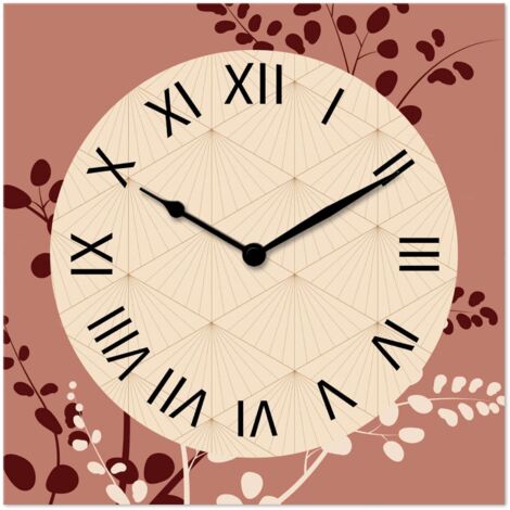 Lupia Orologio Da Parete Lavorato In Legno Albero Della Vita 32x32 Cm Tree 93010838