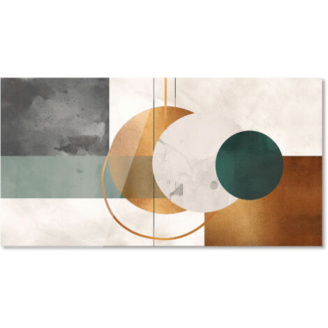 Lupia Quadro Moderno Stampa su Vetro Temperato MINIMALISM 73x139 cm, Alta Definizione e Lucentezza di Colori, Design Elegante per Soggiorno, Camera, Ufficio (1/4)