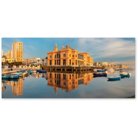Tableau Cezanne Golfo Marsiglia – Toile Canvas 70x50 Cm – Moderne – Quadri L&C ITALIA