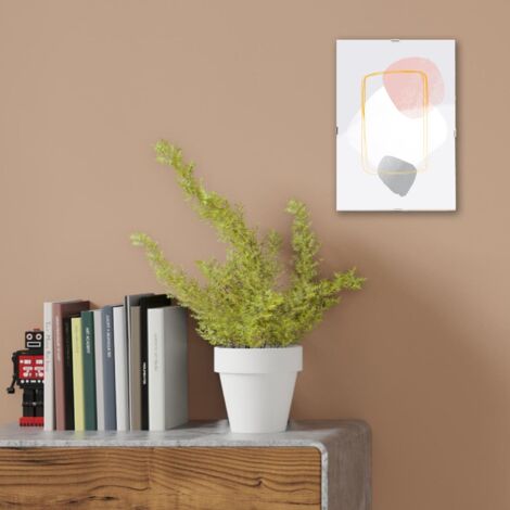 Lupia - Cornice a Giorno APPLY con Pannello Frontale Crilex in Acrilico, Made in Italy, Trasparente, per foto, documenti, pergamene, diplomi, stampe artistiche, poster, quadri moderni 30x40 cm