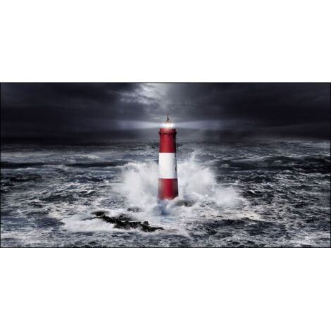 Lupia - Quadro su tela canvas DEEP 100X180 FARO RED (1/3)