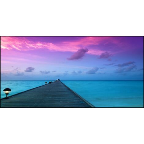 Lupia - Quadro su tela canvas DEEP 62X115 PIER IN PURPLE (1/3)