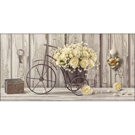 Lupia - Quadro su tela canvas DEEP 62X115 YELLOW ROSES (1/3)