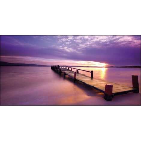 Lupia - Quadro su tela canvas DEEP 77X143 VIOLET SUNSET (1/3)
