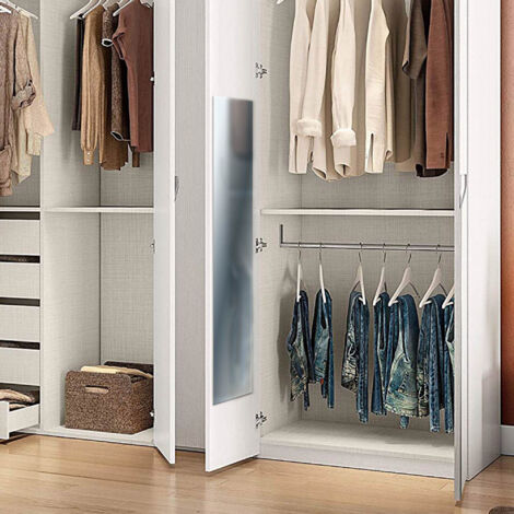 Lupia - Specchio da Parete Rettangolare o Quadrato, Sottile a Filo Lucido, Vetro Cristallo, Antinfortunistico, specchiera versatile Design adatto Camera da Letto, Soggiorno, Ingresso, Bagno e ufficio