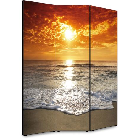 Lupia - Separe' per interni, Divisorio 135,6 x H 176 x P 3,1 cm L'IMMENSO paravento 3 Ante in legno con Tele stampate fronte retro Soggetto unico (1/4)