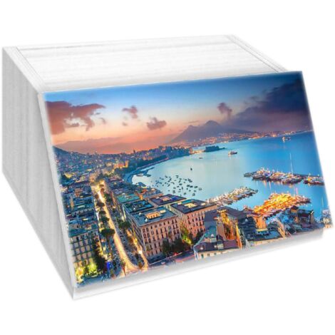 Lupia - Portapane White NAPOLI GOLFO DI SERA 40x20x30cm, Conserva Freschezza Pane, Versatile per Cibo Secco, Design Unico, Apertura frontale con Aerazione, Chiaro, Legno (1/4)