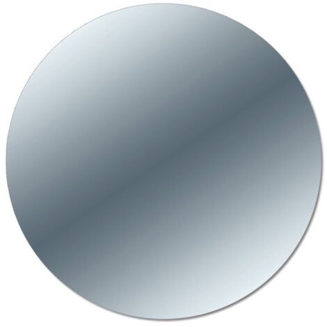 Lupia - Specchio Circolare Tondo, Vetro, Specchiera Filo Lucido da Parete, varie dimensioni, Adatto per Camera Letto, Soggiorno, Bagno, Ingresso, Specchio Adesivo diametro 50cm