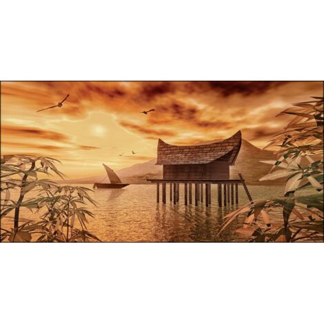 Lupia - Quadro su tela canvas DEEP 62X115 ORIENTE (1/3)