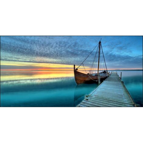 Lupia - Quadro su tela canvas DEEP 77X143 BOAT MOLE (1/3)
