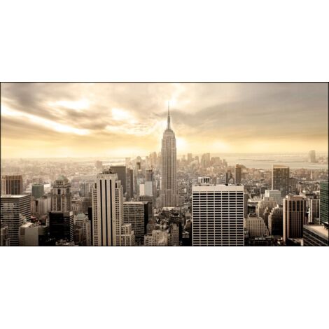 Lupia - Quadro su tela canvas DEEP 100X180 PALACES BLACK (1/3)