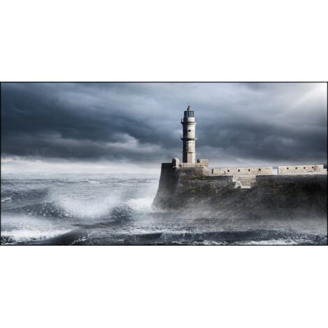 Lupia - Quadro su tela canvas DEEP 62X115 FARO BLACK (1/3)