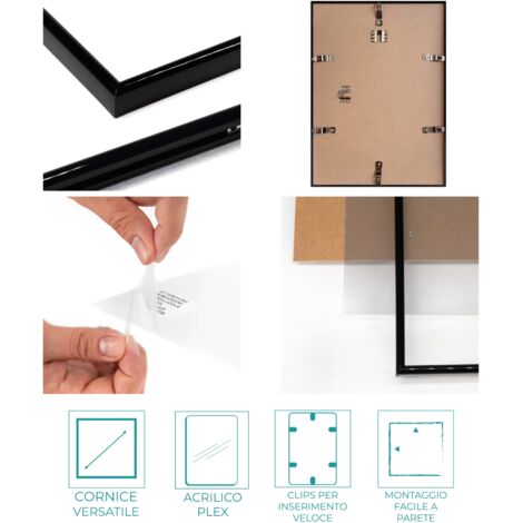 Moderna Cornice Magnetica In Legno Fai Da Te Per Manifesti