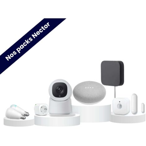 Starter Pack Logement connecté - Nest Mini Google Home / Blanc