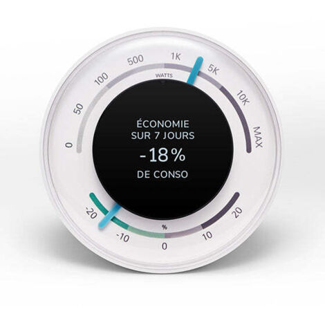 Assistant connecté gestionnaire d'énergie – Écran couleur interactif – Application mobile iOS/Android – Économie d'énergie jusqu'à 25%