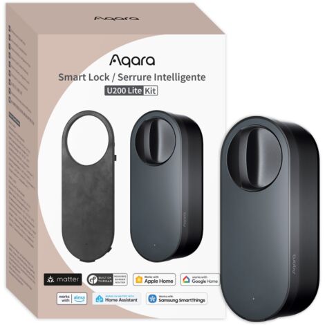 Serrure connectée Aqara U200 Lite noir (1/5)