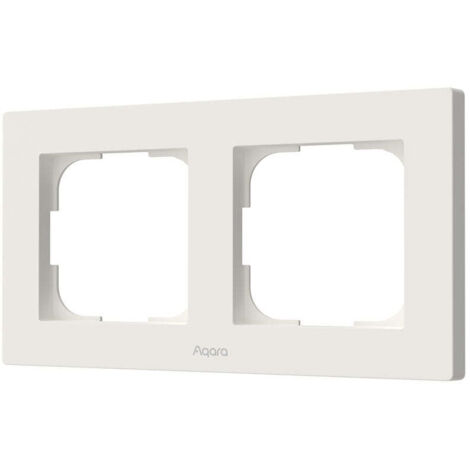 Cadre pour interrupteurs H2 EU (2-Blocs) - Aqara - Blanc