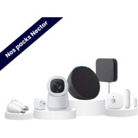 Starter Pack Logement connecté - Echo Pop Amazon Alexa / Noir