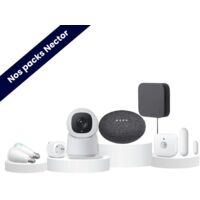 Starter Pack Logement connecté - Nest Mini Google Home / Noir