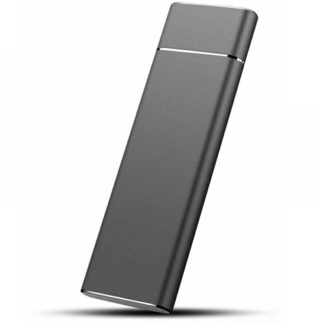 Tragbare externe SSD-Festplatte mit 2 TB, Solid-State-Laufwerk, tragbare externe Hochgeschwindigkeitsfestplatte