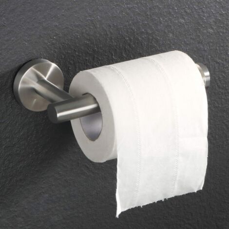 Wand-Toilettenpapierhalter, SUS304 Edelstahl Toilettenpapierhalter, Toilettenpapierhalter für Bad und Küche, Gebürstet (1/3)