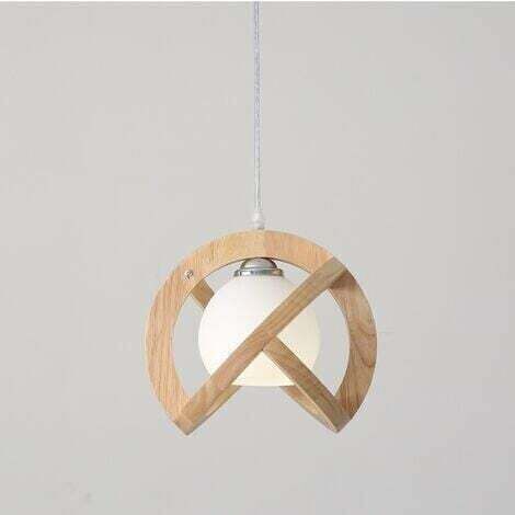 Vintage Industrielle Pendelleuchte - Kronleuchter aus Holz, Vintage Deckenlampe, E27 Pendelleuchte für Restaurant, Wohnzimmer, Schlafzimmer, Küche, Bar, Flur (1/2)