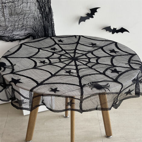 Halloween-Tischdecke, Spinnennetz-Horror, Schaufenster, Bar-Thema, Szenenlayout, Netz, Fledermaus, Gaze (1/4)