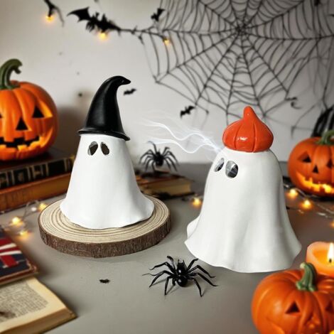 Niedliche Halloween-Geister-Deko Mit Kürbis – Acryl-Tischdekoration Für Partys