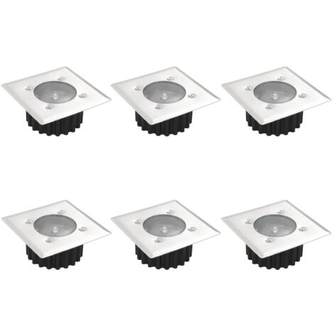 3-LED-Solar-Gartenstrahler, wasserdicht (IP65), Kaltweiß, 4er-Pack