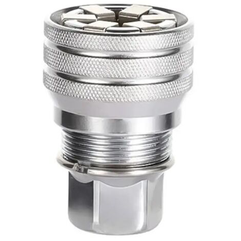 Verstellbarer Universal-Sechskant-Steckschlüssel 10–19 mm, Drehmoment-Ratschenadapter für Bohrmaschinenkopf, Stahl (1/4)