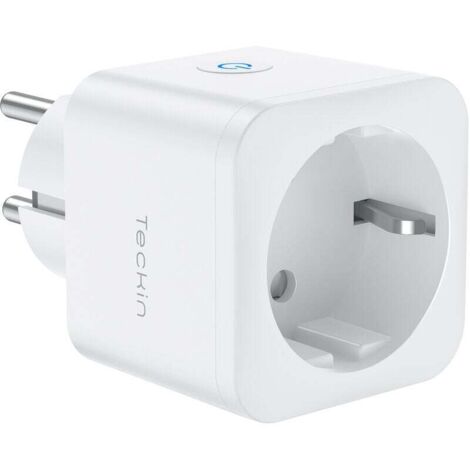 Teckin SP21-1 WLAN-Smart-Steckdose 16A Kompatibel mit Alexa, Google Home, Siri, Sprachsteuerung, Fernbedienung, Timer und Zeitplanung, Kein Hub erforderlich (1 Stück)