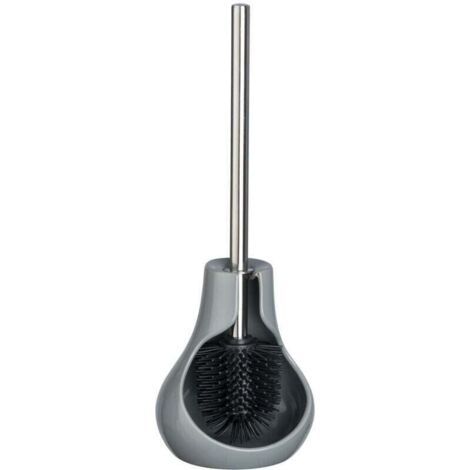 Drop Neo Silikon-Toilettenbürste, schwarze Keramik-Toilettenbürste, 14 x 40 x 13,5 cm, grau (1/2)
