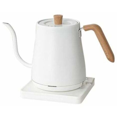 KASANOVA Bollitore K Line bianco da 2200W - in acciaio inox, design Luc bianco 8059976122218